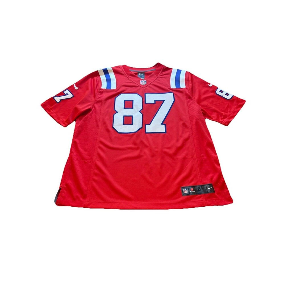New England Patriots Rob Gronkowski XL Throwback Jersey. Nike Limited Stitched